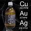 COBRE ORO Y PLATA COLOIDAL 200 PPM (FORMULA PRECIOSA "ANERGIA")